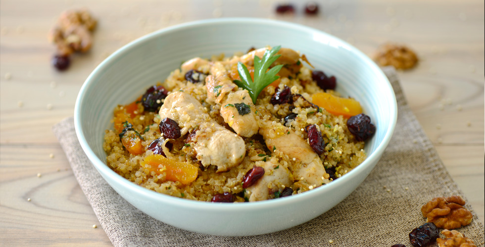 Quinoa with Chicken and Herbs