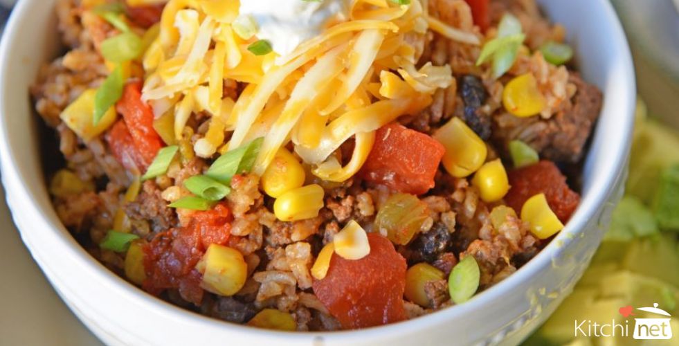 Beef and Rice Skillet