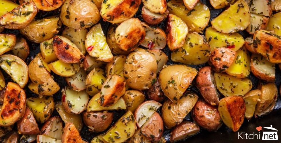 Herbs and Garlic Roasted Potato