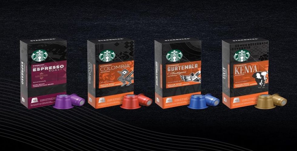Starbucks® launches new at-home range of espresso capsules 